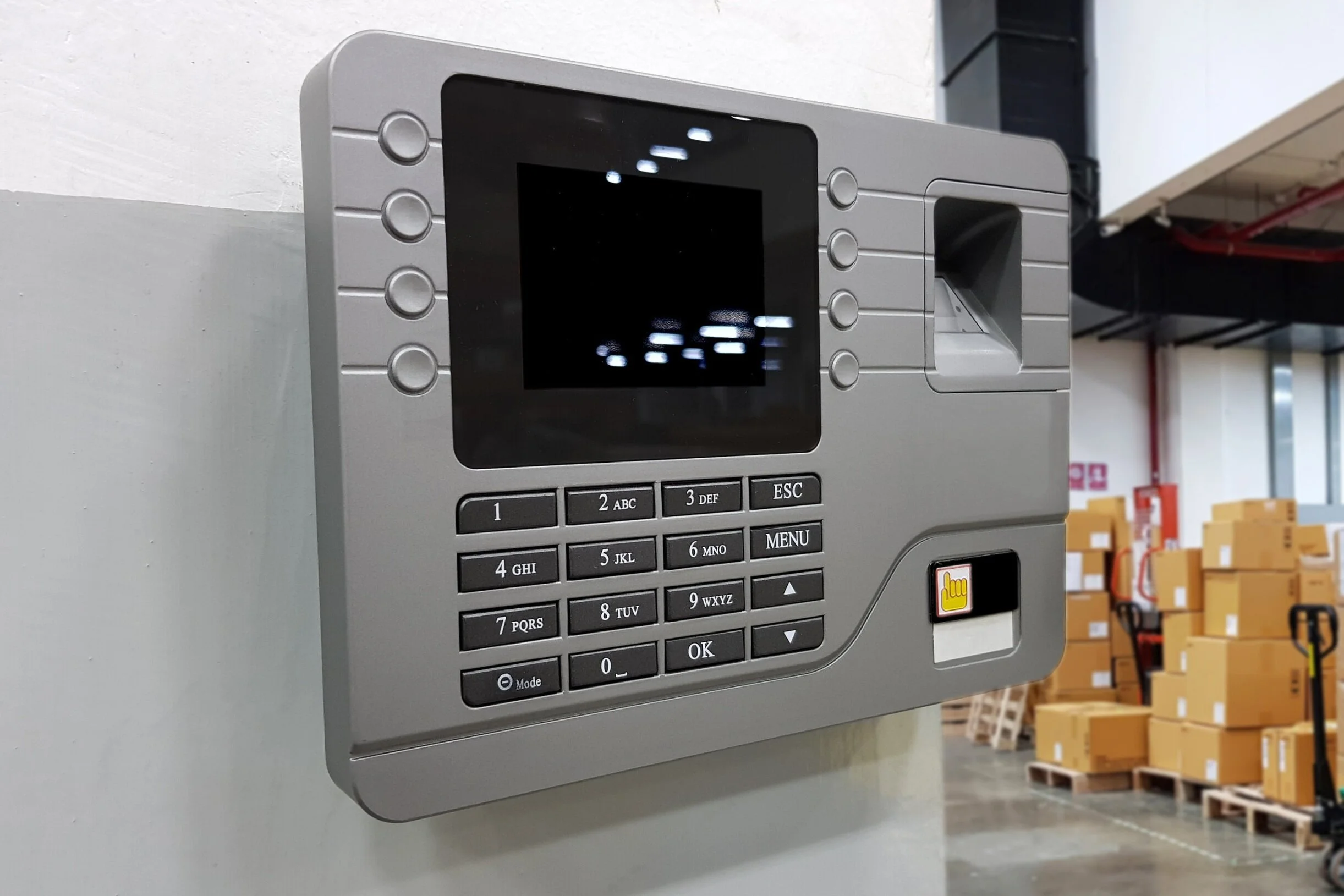 warehouse+access+control+system+with+keypad+and+finger+scanner
